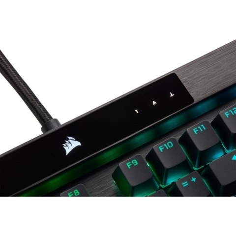 Klawiatura Gamingowa Corsair K100 RGB, Corsair OPX, LED RGB - Czarna