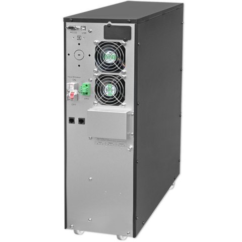 QOLTEC ZASILACZ AWARYJNY UPS 6KVA | 6000W | POWER FACTOR 1.0 | LCD | EPO | USB | ON-LINE