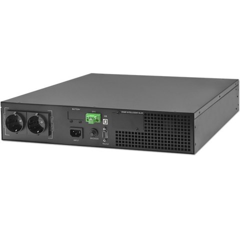 QOLTEC ZASILACZ AWARYJNY UPS DO RACK 1KVA | 1000W | POWER FACTOR 1.0 | LCD | EPO | USB | ON-LINE