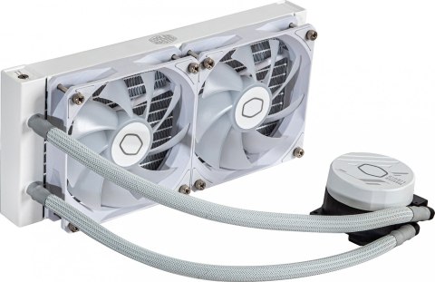 COOLER MASTER CHŁODZENIE WODNE CPU MASTERLIQUID 240L CORE ARGB BIAŁE MLW-D24M-A18PZ-RW