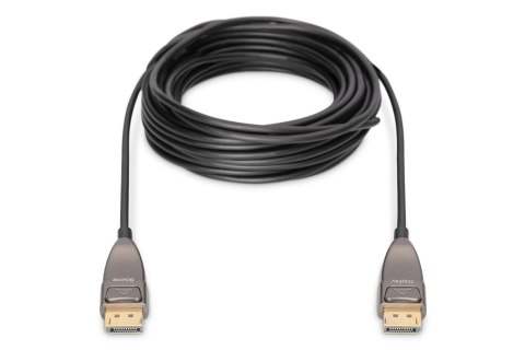 Kabel DP/DP M/M czarny 15m DisplayPort 1.4 Hybrydowy AOC 8K 60Hz UHD