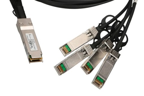 Extralink QSFP+ DAC | Kabel QSFP+ | DAC, 40Gbps do 4x 10Gbps 3m, 30AWG