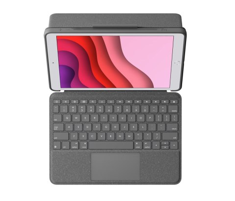 Logitech Combo Touch QWERTZ Niemiecki Smart Connector Grafitowy