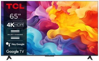 Telewizor TCL 65P655 LED 65'' 4K Ultra HD Google TV Dolby Audio DVB-T2 Czarny