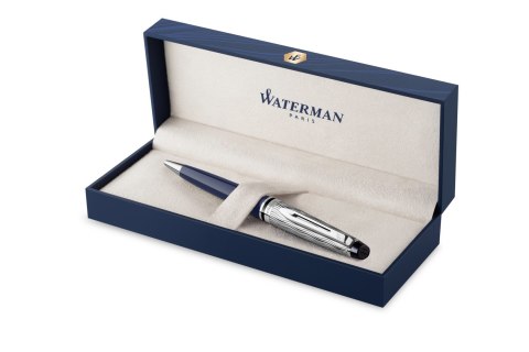 Długopis WATERMAN Kugels. L'Essence du Bleu Expert DeLuxe C.C M Blau