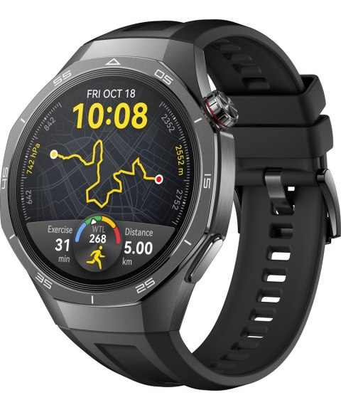 Huawei WATCH GT 5 Pro 46mm | Inteligentny zegarek | GPS (satelitarny) | Dioda AMOLED | 1,43 cala | Czarny