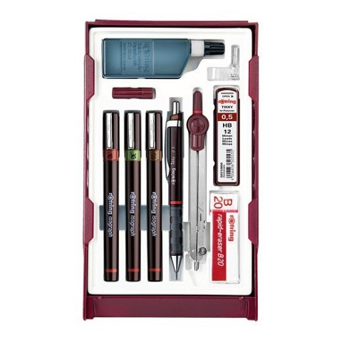 Zestaw isografów ROTRING MASTER SET 0,1 0,3 0,5