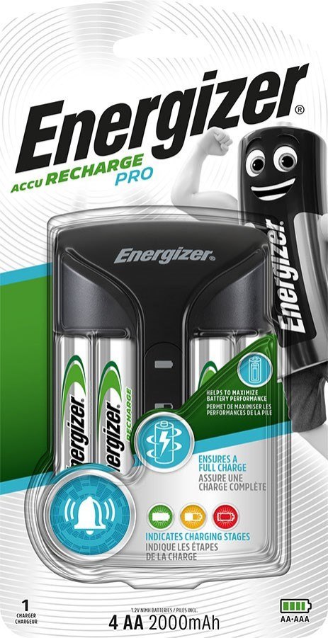 ŁADOWARKA ENERGIZER PRO+4AA ACU HR6 POW+ 2000mAh