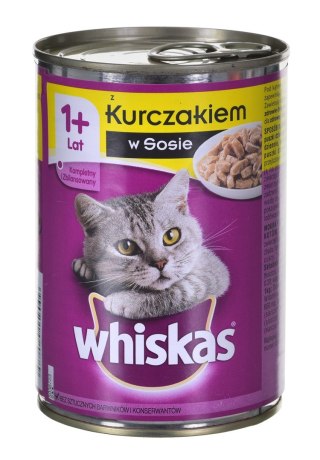 WHISKAS Adult Kurczak - puszka 400g