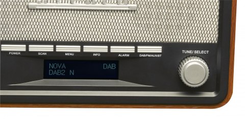 Radio retro DAB+/FM Denver DAB-18 dark wood