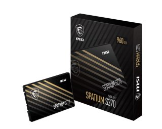 MSI SPATIUM S270 SATA 2.5 960GB urządzenie SSD 2.5" Serial ATA III 3D NAND