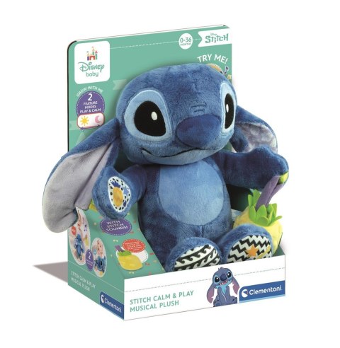 Clementoni Disney Baby Stitch Calm & Play Musical Plush