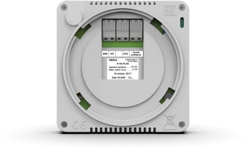 Bezprzewodowy regulator pokojowy biały R-10S PLUS Tech Sterowniki