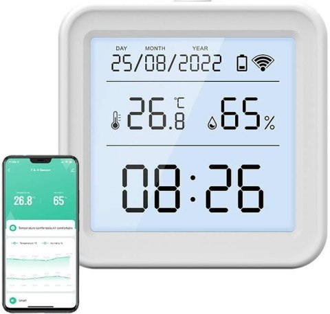 Inteligentny czujnik temperatury i wilgotności WiFi Gosund S6 LCD Tuya