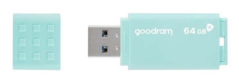 Pendrive GOODRAM USB 3.0 UME3 Care 64 GB (64 GB /USB 3.0 /Miętowy )