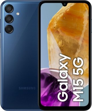 Smartphone SAMSUNG Galaxy M15 5G 4/128 GB Granatowy 128 GB Granatowy SM-M156BDBUEUE