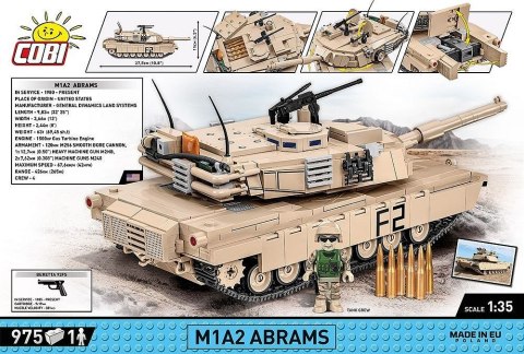 COBI 2622 Armed Forces Czołg M1A2 Abrams 975 klocków