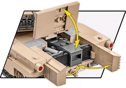 COBI 2622 Armed Forces Czołg M1A2 Abrams 975 klocków