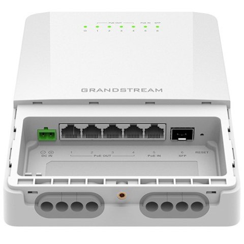 Grandstream Networks GWN7710R łącza sieciowe Zarządzany L2 Gigabit Ethernet (10/100/1000) Obsługa PoE Biały