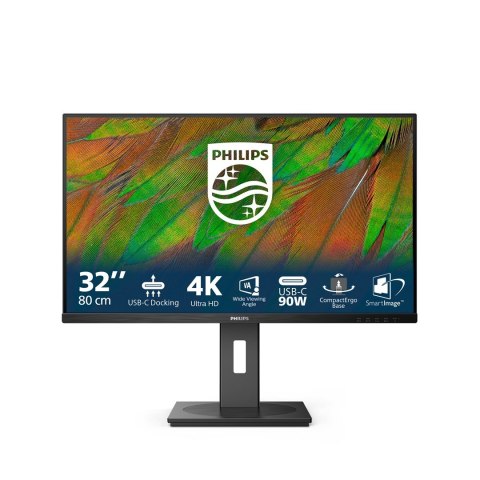 Philips 3000 series 32B1U3900/00 monitor komputerowy 80 cm (31.5") 3840 x 2160 px 4K Ultra HD LCD Czarny