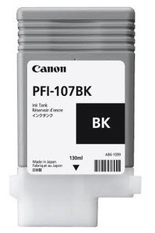 Canon PFI-107BK Oryginalny Czarny 1 szt.