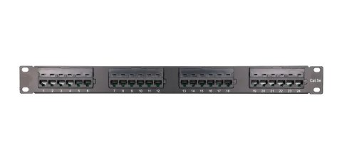 Extralink CAT5E UTP | Patchpanel | 24 porty