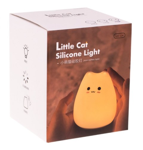 Lampka nocna dotykowa Little Cat - silikonowa LED