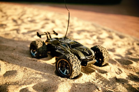 Samochód RC NQD Land Buster 4x4 USB 1:12 żółty