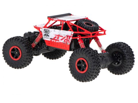 Samochód RC Rock Crawler HB 2,4GHz 1:18 czerwony