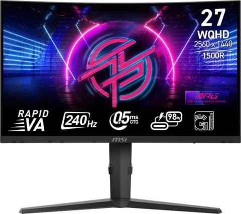 Monitor MSI MPG 275CQRXF (27" /Rapid VA /240Hz /2560 x 1440 /Czarny)