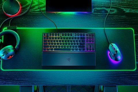 Razer Ornata V3 Tenkeyless klawiatura Gaming USB QWERTZ Niemiecki Czarny