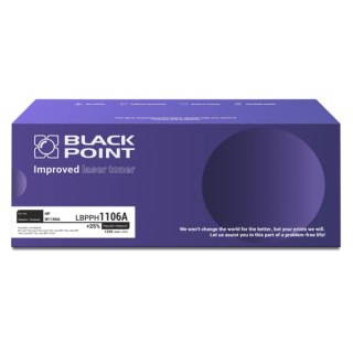 Toner BLACK POINT LBPPH1106A HP W1106A