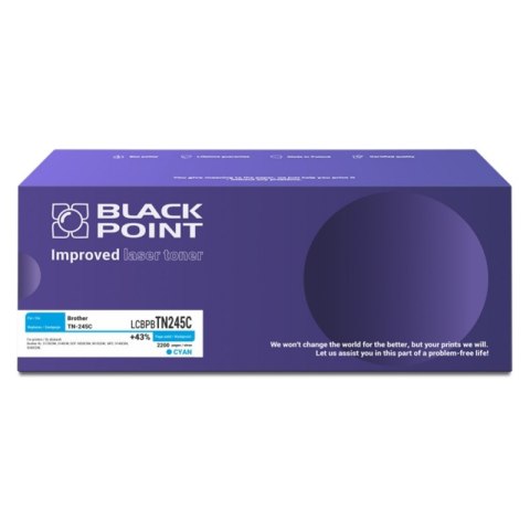 Toner BLACK POINT LCBPBTN245C Brother TN-245C