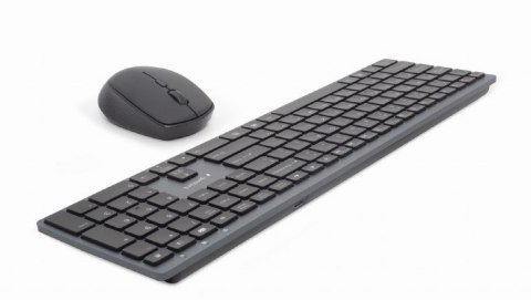 Gembird KBS-ECLIPSE-M500 klawiatura Dołączona myszka RF Wireless QWERTY US English Czarny