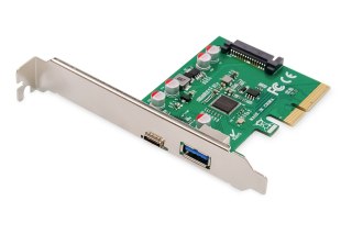 Digitus Karta PCIe, USB Typu C™ + USB-A