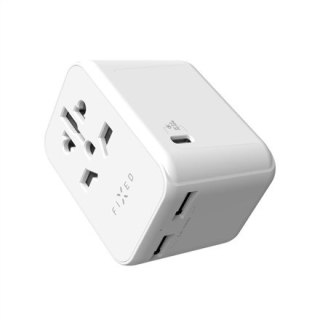 Poprawiono | Adapter świata Voyager | FIXCT30-1C2A-WH | USB-A/USB-C | Adapter podróżny