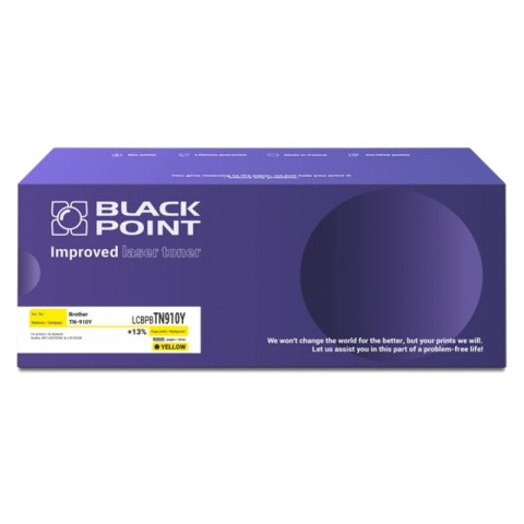 Toner BLACK POINT LCBPBTN910Y Brother TN-910Y