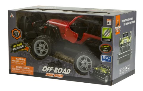 Samochód RC Off-Road Jeep 1:14 czerwony