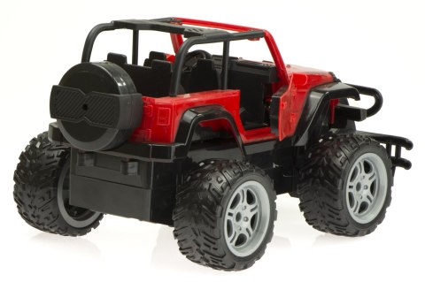 Samochód RC Off-Road Jeep 1:14 czerwony