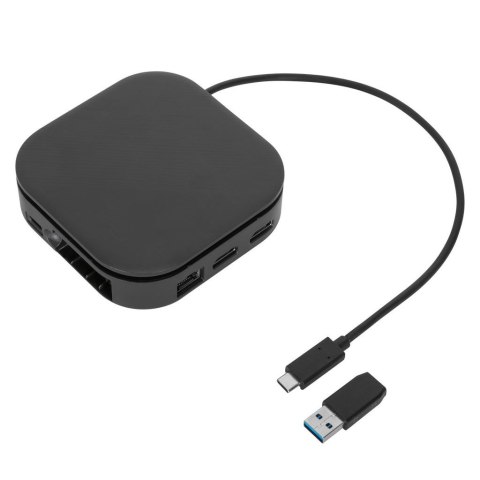 Targus Universal DisplayLink USB-C Podróżna stacja dokująca z dwoma monitorami, 80 W | Ilość portów HDMI 2 | Ethernet LAN