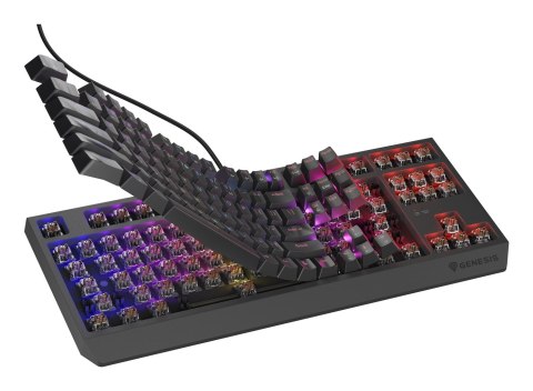 GENESIS Thor 230 TKL klawiatura Gaming USB QWERTY US English Czarny