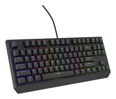 GENESIS Thor 230 TKL klawiatura Gaming USB QWERTY US English Czarny