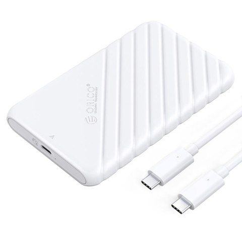 Obudowa na dysk Orico 25PW1C-C3-WH-EP 2,5'' USB-C 3.1 6Gbps biała