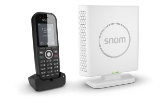 Snom M430 Telefon w systemie DECT Nazwa i identyfikacja dzwoniącego Czarny, Biały