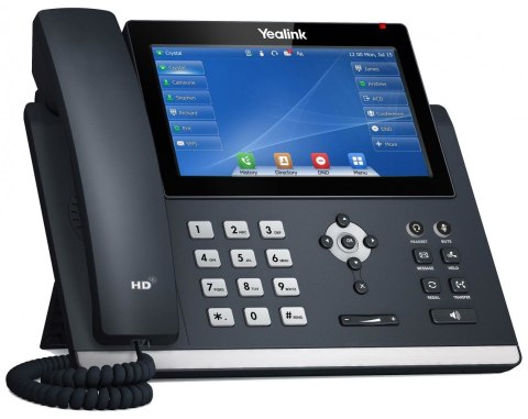 Yealink SIP-T48U telefon VoIP Szary LED Wi-Fi