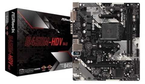 Płyta główna ASROCK B450M-HDV R4.0 Socket AM4 microATX