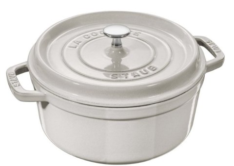 Garnek żeliwny okrągły STAUB 40501-413-0 - biała trufla 5.2 ltr