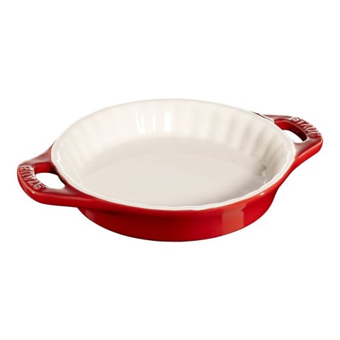 Okrągły półmisek ceramiczny do ciast STAUB 40511-163-0 - czerwony 200 ml Okrągły półmisek ceramiczny do ciast STAUB 40511-163-0 - czerwony 200 ml