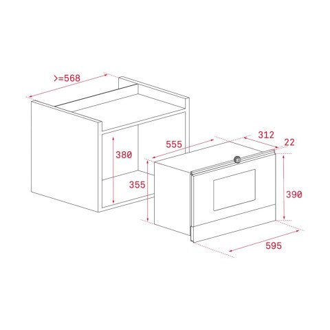 TEKA KUCHENKA MIKROFALOWA ML 8220 BIS L-WH