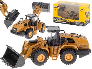 Koparka ładowarka kołowa spychacz model z metalu Die-Cast H-toys 1813 1:60